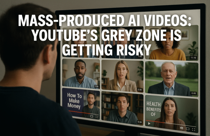 Mass-Produced AI Videos: YouTube’s Grey Zone Is Getting Risky