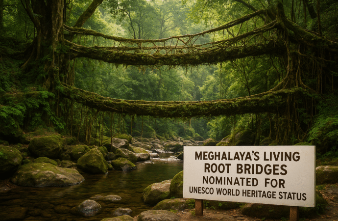 Meghalaya’s Living Root Bridges Nominated for UNESCO World Heritage Status