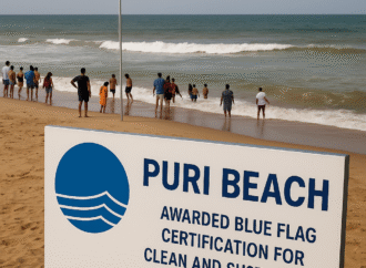 Puri Beach Awarded Blue Flag Certification for Clean and Sustainable Tourism