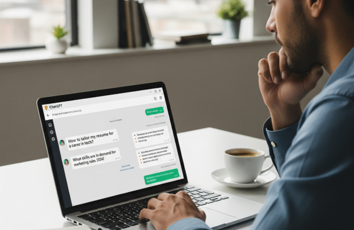 Using ChatGPT to Navigate Career Changes: Tips for Professionals