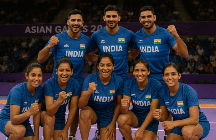 Indian Men’s and Women’s Kabaddi Teams Aim for Gold at Asian Games 2025