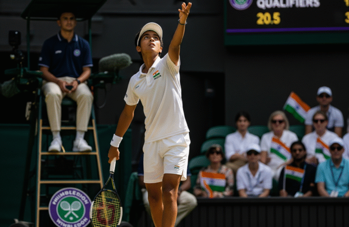 Junior Indian Players Impress at Wimbledon Qualifiers 2025