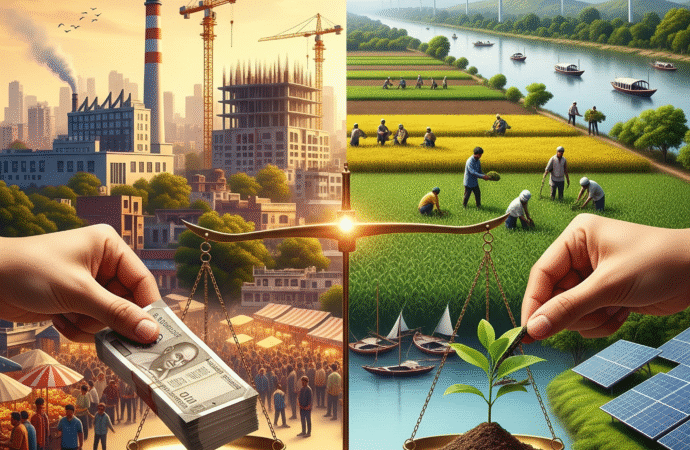 The Challenge of Balancing Growth and Sustainability in UP : Exploring Uttar Pradesh’s efforts to achieve economic progress while safeguarding its environmental and social future.