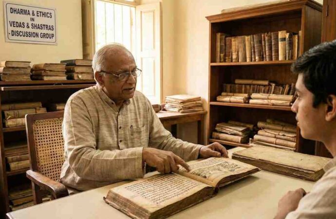 A Comparative Study: How Vedas and Shastras Address Moral Questions