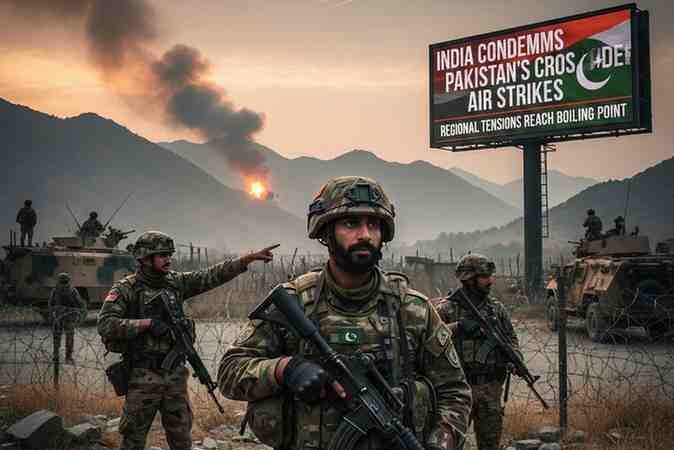 India Condemns Pakistan’s Cross-Border Air Strikes as Regional Tensions Reach Boiling Point
