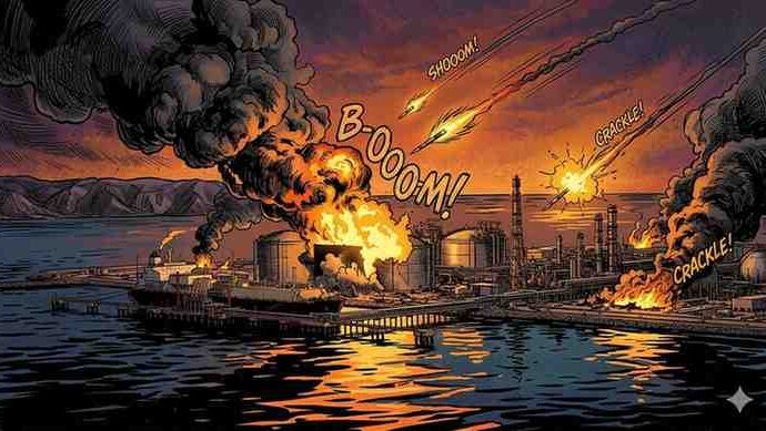 Geopolitical Shockwave: Qatar’s LNG Hub Crippled by Iranian Missile Strikes