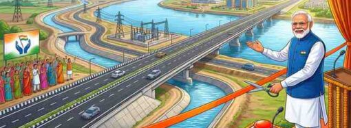 PM Modi Inaugurates Major Infrastructure Projects in Gujarat’s Vav-Tharad Region