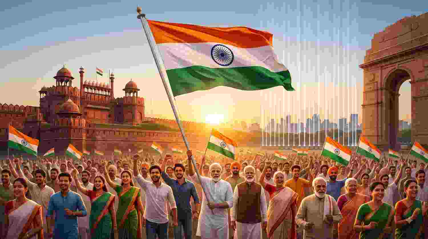India Commemorates 80 Years of Independence with Renewed National Spirit and Challenges Ahead