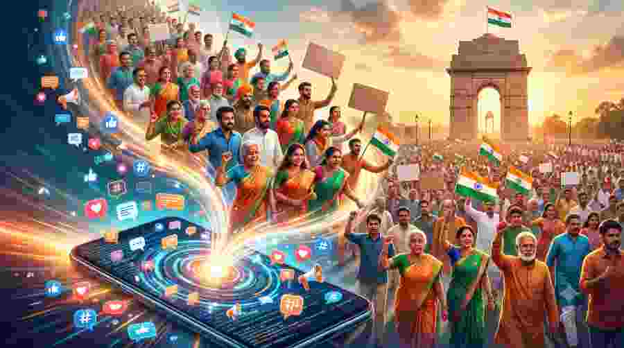 Political Discourse on Social Media Sparks New Movements in India