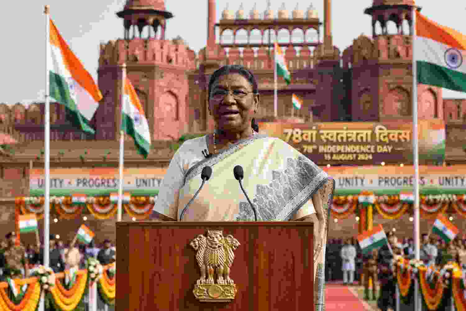 President Murmu Calls for Unity and Progress as India Marks Independence Day Milestone