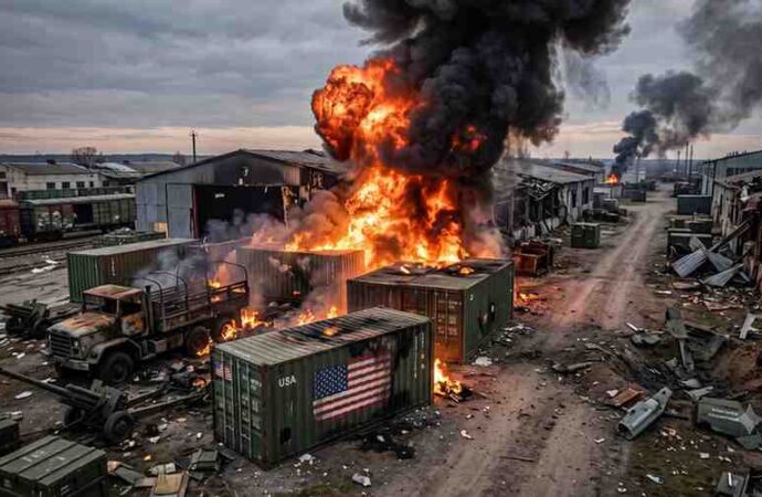 Russia’s Attack on U.S. Weapons Hub Signals Escalating Tensions in Ukraine Conflict