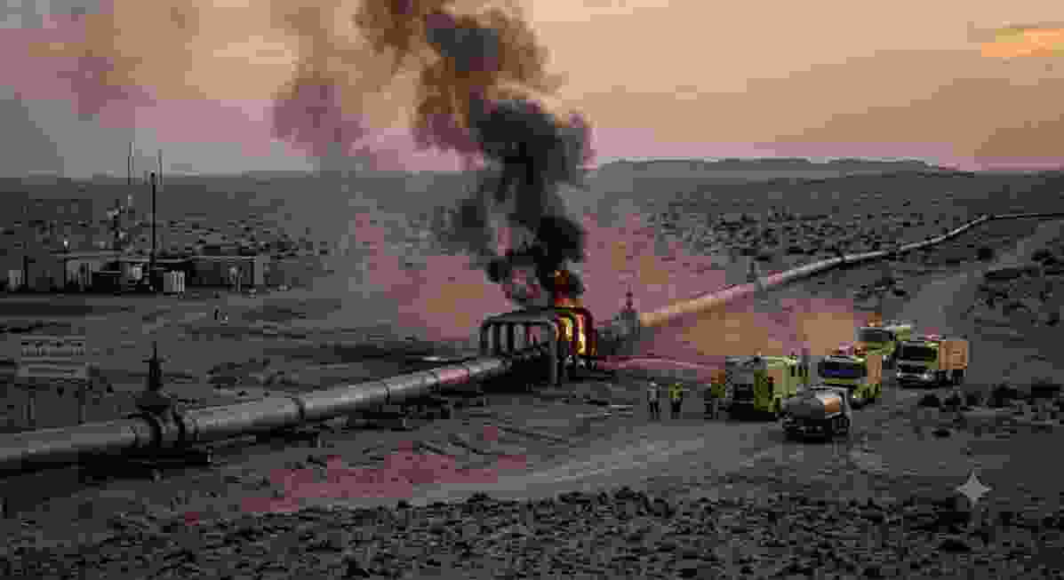Global Oil Markets Shaken as Saudi Arabia’s Critical East-West Pipeline Halts Operations Following Drone Attacks